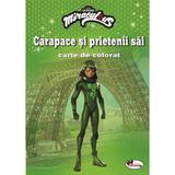 Carapace si prietenii sai - carte de colorat