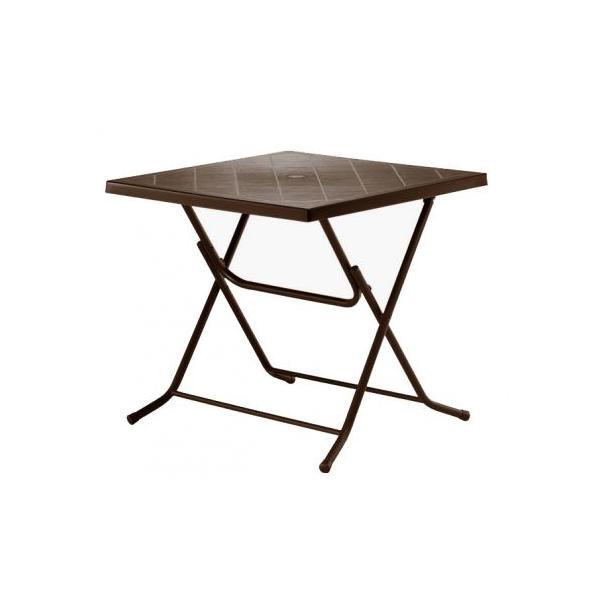 Masa gradina, terasa, culoare cafea, 80x80x75cm - hascevher
