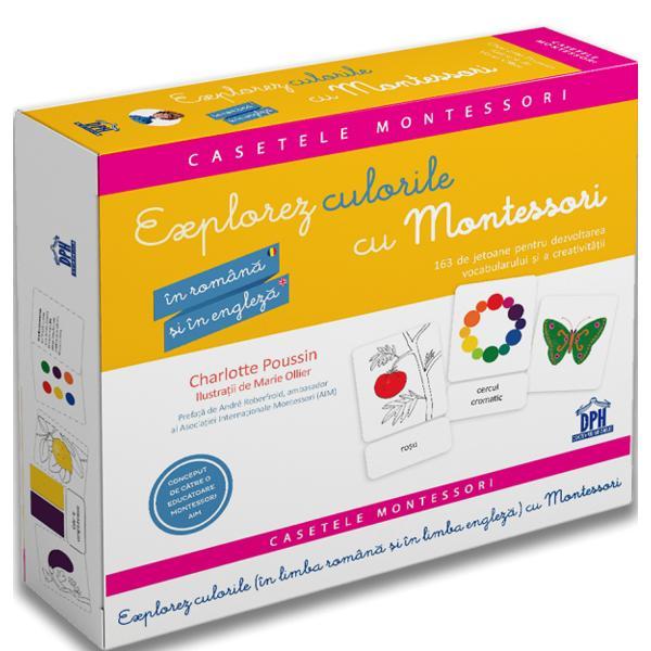 Explorez culorile cu Montessori. 163 de jetoane - Charlotte Poussin, Marie Ollier, editura Didactica Publishing House