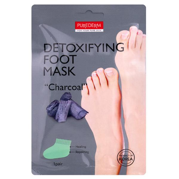 Masca detoxifianta cu carbune pentru picioare camco, 1 buc