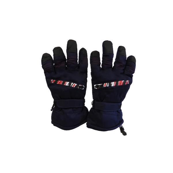 Manusi barbat, univers fashion, pentru sport de iarna, albastru/rosu, l