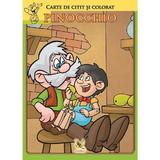 Pinocchio. Carte de citit si colorat, editura Aquila