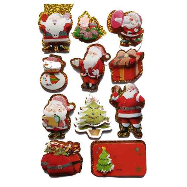 Set 11 etichete pentru cadouri de craciun lucy style 2000