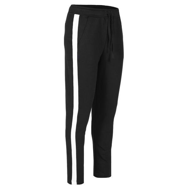 Pantaloni Dama LAZO AIR LINE, Negru cu Alb, marime XXL-44 - Lazo