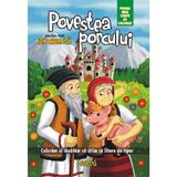 Povestea porcului. Prima mea carte de colorat - Ion Creanga, editura Andreas