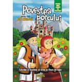 Povestea porcului. Prima mea carte de colorat - Ion Creanga, editura Andreas