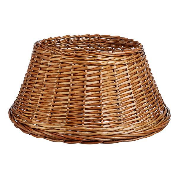 Decoratiune baza brad craciun rattan natur 55 x 23 h - decorer