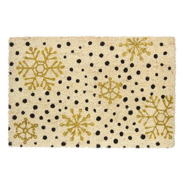 Covoras intrare model fulgi de nea cm 60 x 40 h - decorer