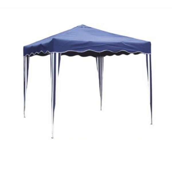 Pavilion patrat 3x3m, nailon, albastru - kocin