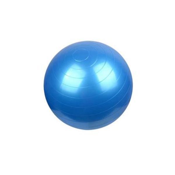 Minge Ultraflex Premium CBL cu Pompa, pentru Fitness, Yoga, Pilates, 65 cm, albastra