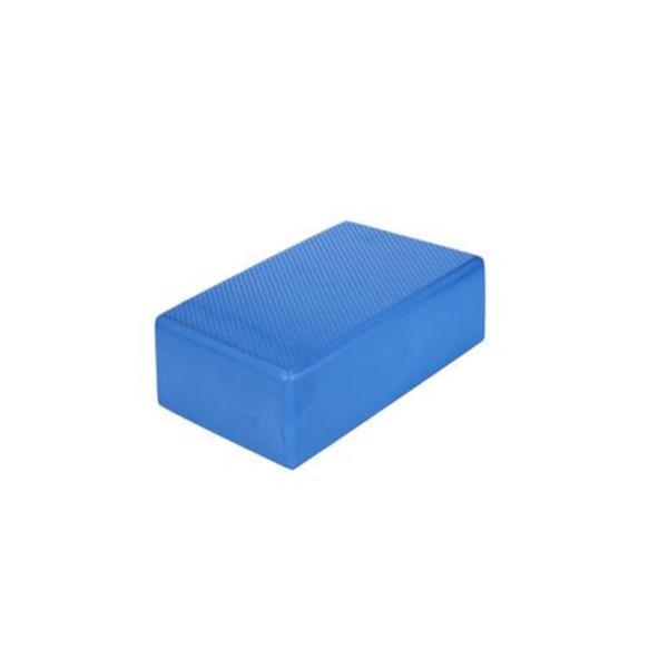 Caramida yoga inalta din eva fin, 23*15*10.5 cm, bleu merco + ghid shake-uri bio 
