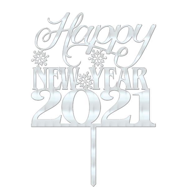 Cake topper happy new year 2021 - tomvalk