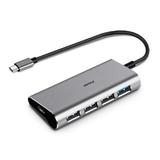  Hub adaptor Motrix® USB Type-C la 3xUSB2.0, 1xUSB3.0, 1xPower Delivery