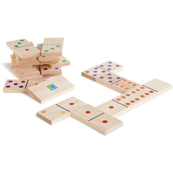 Domino din lemn gigant buitenspeel