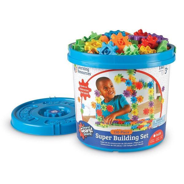 Setul constructorului gears! gears! gears! deluxe - versiunea super set - 150 piese