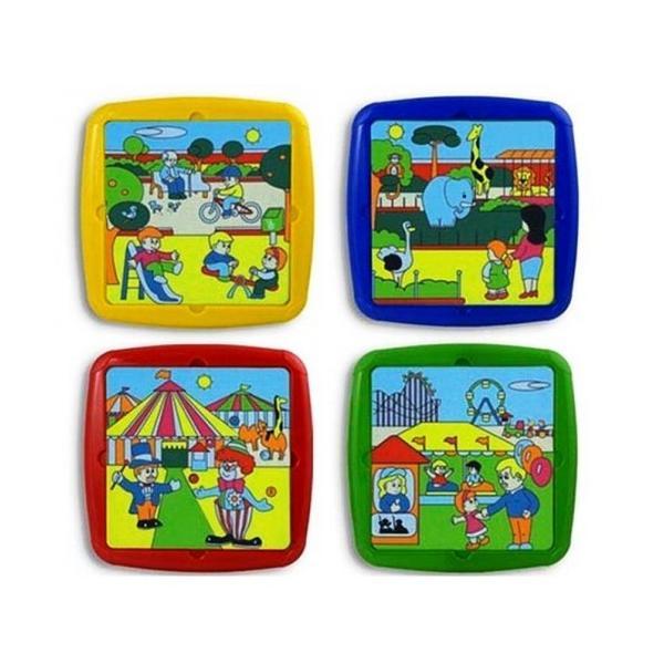 Set de 4 puzzle timpul liber miniland