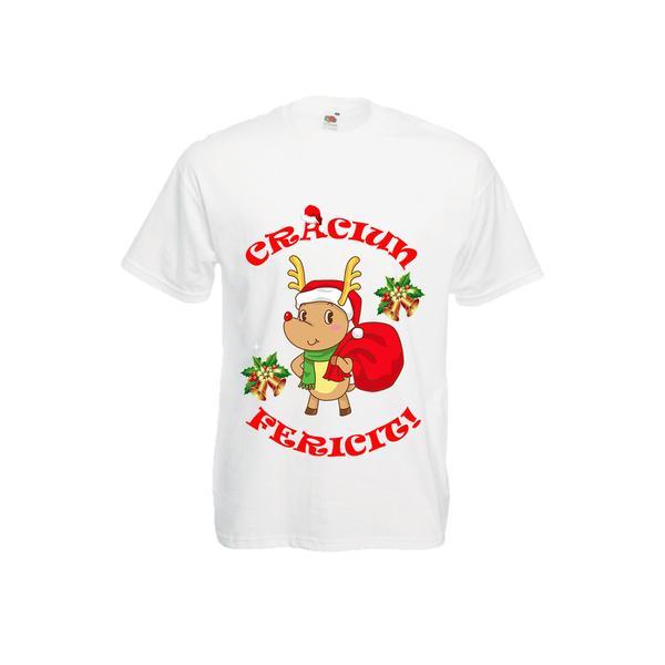 Tricou personalizat ren craciun fericit m