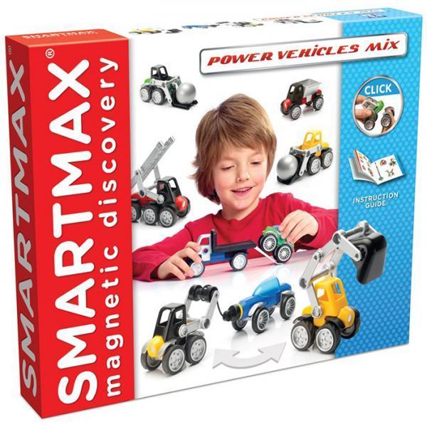 Vehicule smartmax play power mix - set magnetic