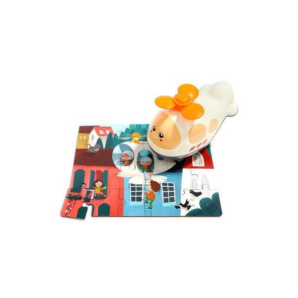 Puzzle din lemn - elicopter