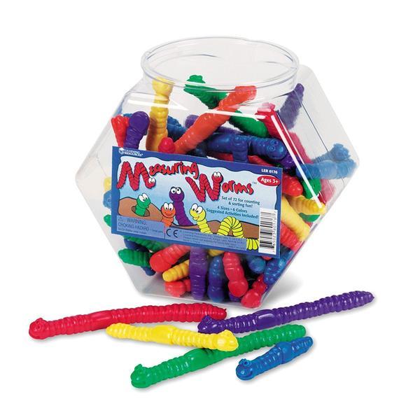 Viermi pentru masurat (set 72 buc)