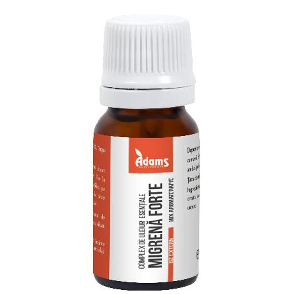 Complex Uleiuri Esentiale Migrena Forte Adams Supplements, 10 ml