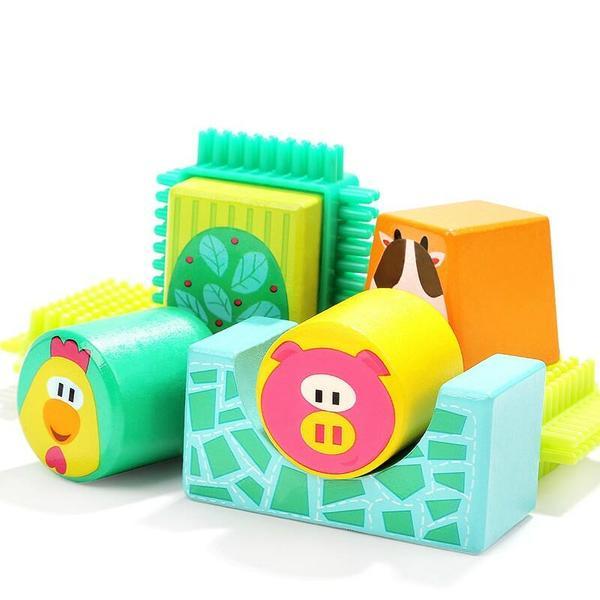 Set de constructie - animalute de la ferma