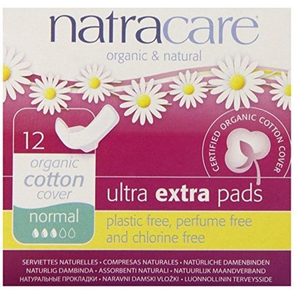 Absorbante ultra extra de noapte (3 picaturi) - natracare normal 12buc