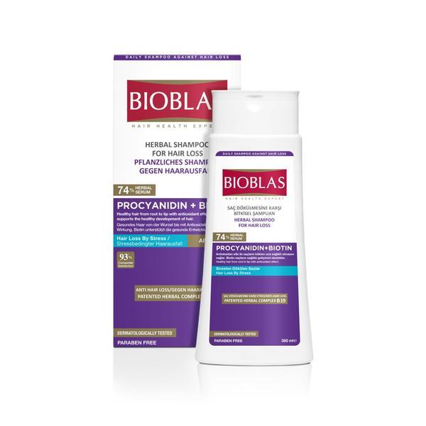 Șampon anticădere Bioblas procianidina anti stress, 360 ml Bioblas imagine noua