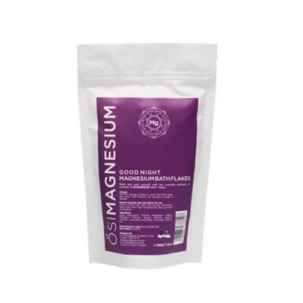 Fulgi de baie cu magneziu si lavanda osimagnesium good night 200g