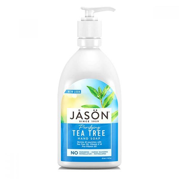 Sapun lichid anti-bacterian cu tea tree Jason 473 ml esteto.ro