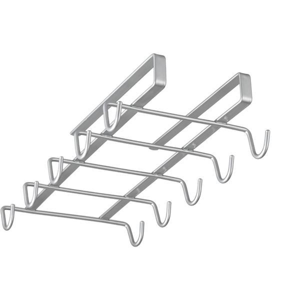 Suport 10 cani sau cesti de cafea, suspendat, gri, 140x280x60 mm - Maxdeco