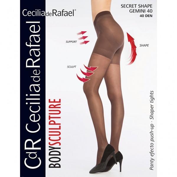 Dres modelator, cecilia de rafael secret shape gemini, 40 den negru 3 (m)