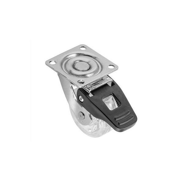 Rotila silicon cu frana, D 75 mm - Maxdeco