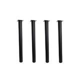 Picior pentru masa H 820, D 60, finisaj negru, set 4 bucati - Maxdeco