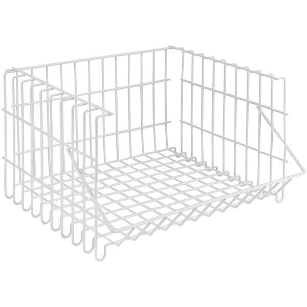 Cos pentru depozitare legume si fructe, alb, 34x27x20 cm - Maxdeco