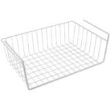 Cos suspendat pentru organizare si depozitare, alb, 40x26x14 cm - Maxdeco