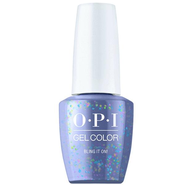Lac de unghii semipermanent - opi gel color shine bright bling it on, 15 ml