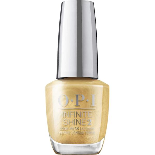 Lac de unghii - opi infinite shine lacquer - shine bright this gold sleighs me, 15ml