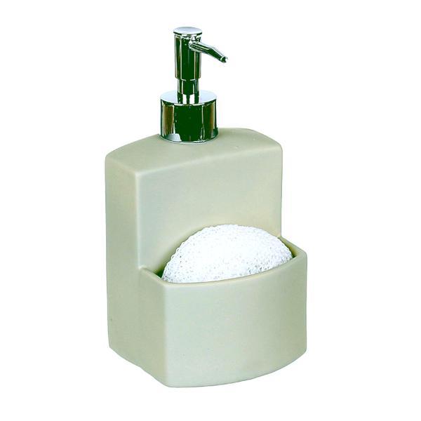 Dozator detergent lichid cu burete, vernil - maxdeco