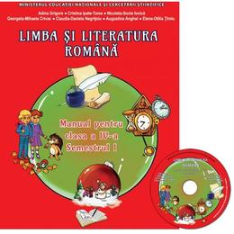 Romana - Clasa a 4-a. Sem.1 - Manual + CD - Adina Grigore, editura Ars Libri