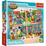 Puzzle 4in1. Academia robotilor Transformers