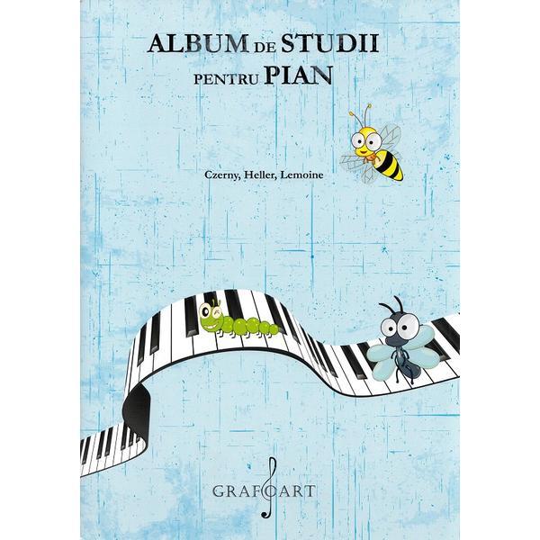 Album de studii pentru pian Vol.2 - Carl Czerny, Stephen Heller, Antoine-Henry Lemoine, editura Grafoart