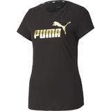 Tricou femei Puma Essentials Metallic 58240756, XS, Negru