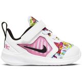 Pantofi sport copii Nike Downshifter 10 Fable Fire Pink (TD) CT5272-100, 21, Alb