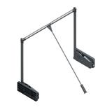 Lift pentru haine, finisaj antracit, S-6013-A, greutate suportata 10 kg