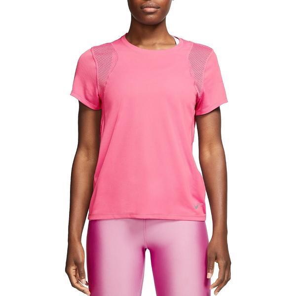 Tricou femei nike dri-fit run tee 890353-607, xs, roz