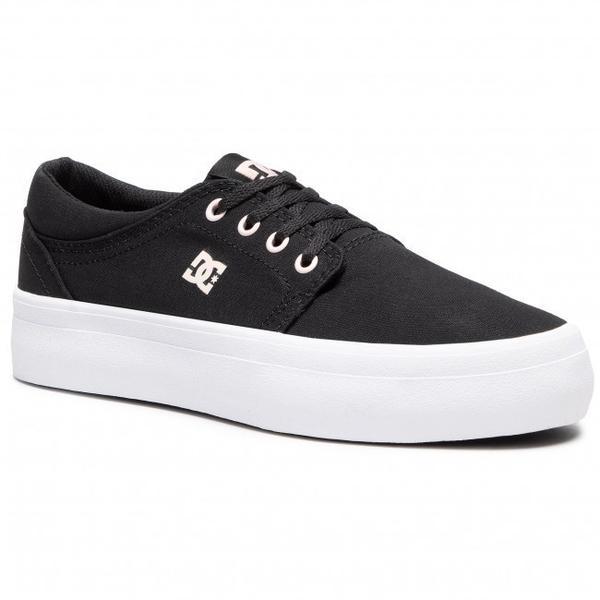 Tenisi femei dc shoes trase platform adgs300104-bbp, 35, negru