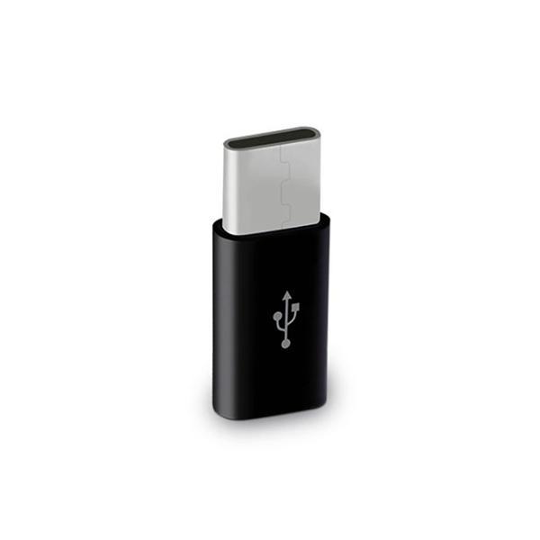 Adaptor Micro USB la USB Type C, negru