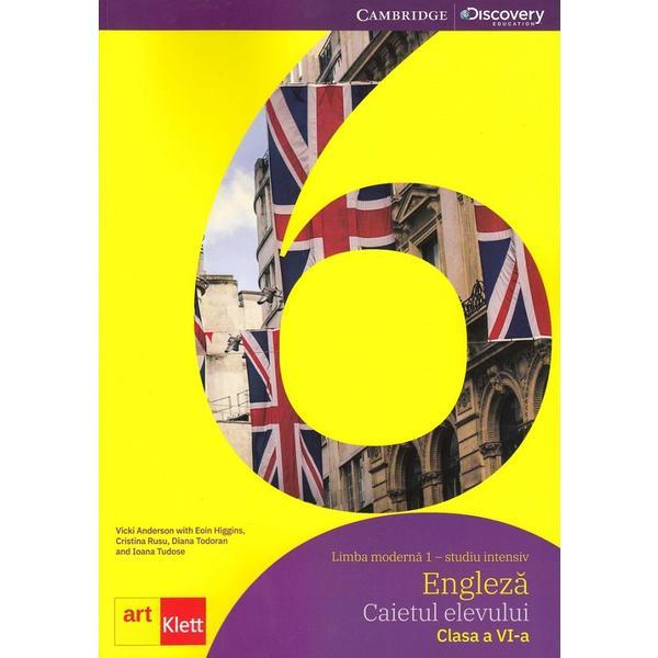 Limba engleza. limba moderna 1 (intensiv) - clasa 6 - caiet + cd - vicki anderson, editura grupul editorial art