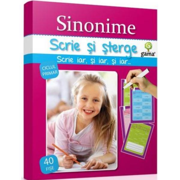 Scrie si sterge - Sinonime, editura Gama